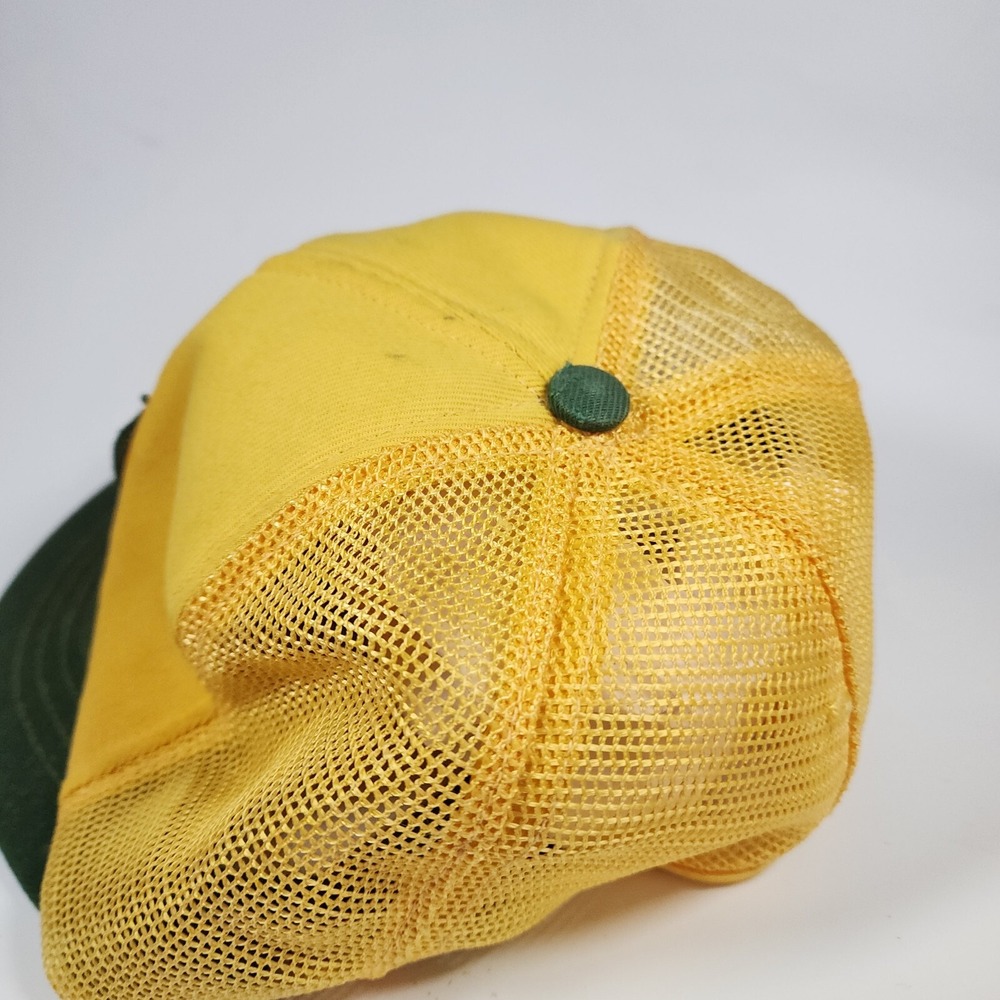 Vintage 80s DEKALB Seeds Mesh Back Trucker Hat Cap Farm Agriculture K Products - Picture 2 of 7